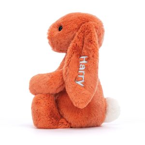 Personalised Bashful Tangerine Bunny Medium
