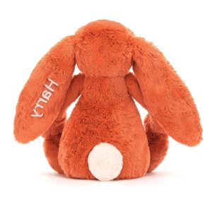 Personalised Bashful Tangerine Bunny Medium