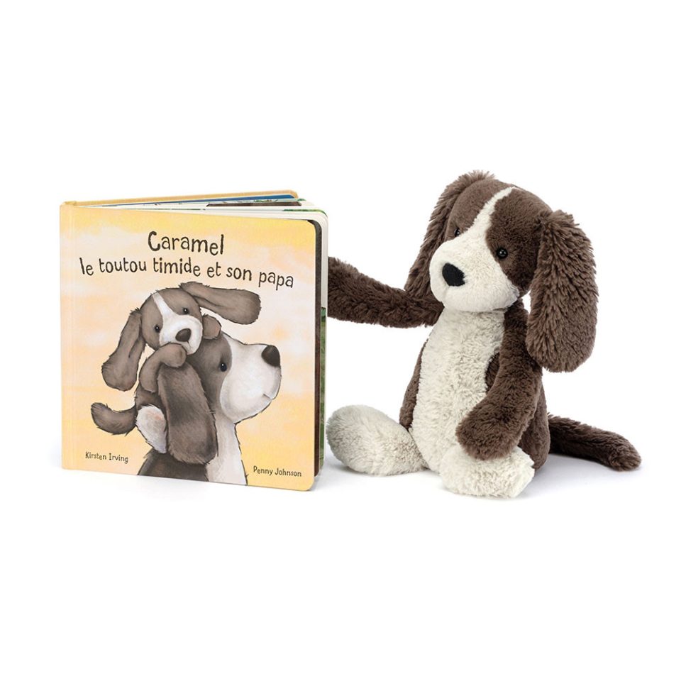 Caramel Le Toutou Timide Et Son Papa & Bashful Fudge Puppy Medium