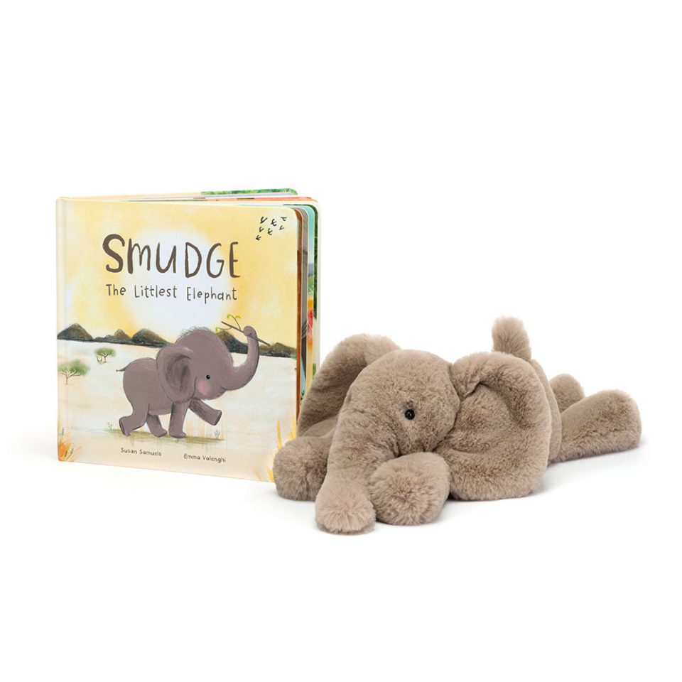 Smudge the Littlest Elephant Book and Smudge Elephant Medium